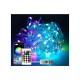 Usb dekoratif damla led kumandalı rgb led ışık 10 m