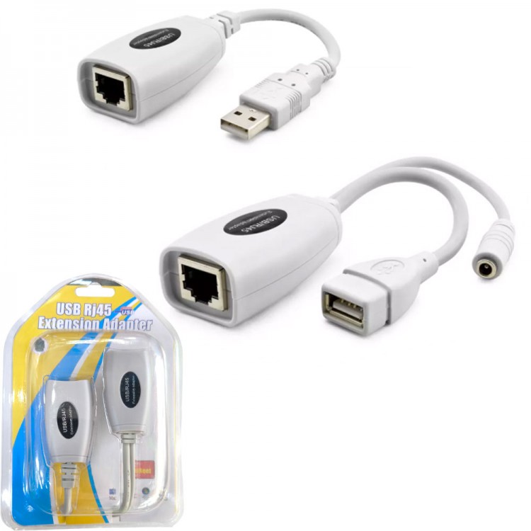 Usb rj45 extender adapter cat6 ile kablolu usb uzatma adaptörü 60m Usb rj45 extender adapter cat6 ile kablolu usb uzatma adaptörü 60m