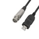 Usb 2.0 to cannon XLR mikrofon kablosu usb xlr çevirici kablo 3m