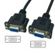 Vga 15 pin dişi dişi kablo vga uzatma birleştirme kablosu Vga 15 pin dişi dişi kablo vga uzatma birleştirme kablosu