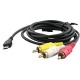 sony uyumlu VMC-15MR2 Multi AV TV Görüntü Kablosu VMC-15MR2 RCA Terminal kablosu